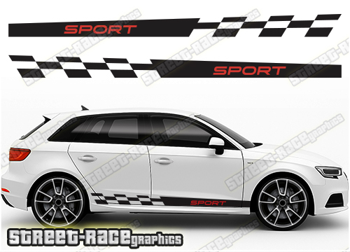 Audi A3 racing stripes 221