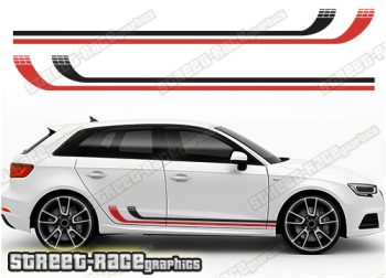 Audi A3 racing stripes 224