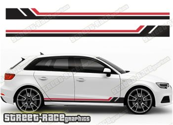 Audi A3 racing stripes 225