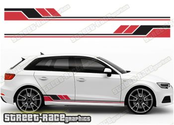 Audi A3 racing stripes 226