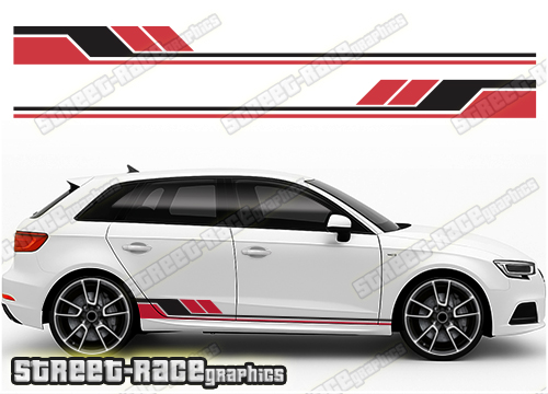 Audi A3 racing stripes 226