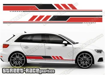 Audi A3 racing stripes 227