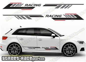 Audi A3 racing stripes 308