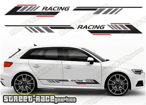 Audi A3 racing stripes 308