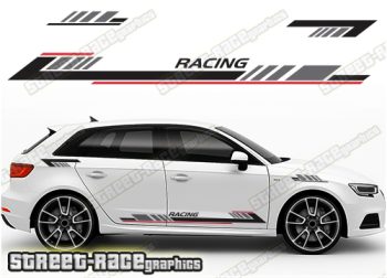 Audi A3 racing stripes 309