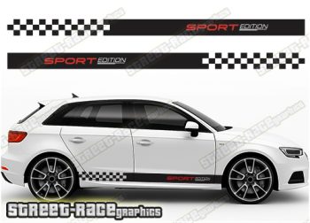 Audi A3 racing stripes 314