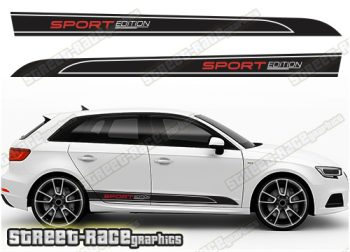 Audi A3 racing stripes 315