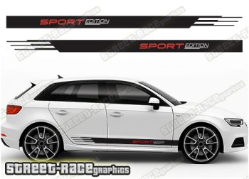 Audi A3 racing stripes 316