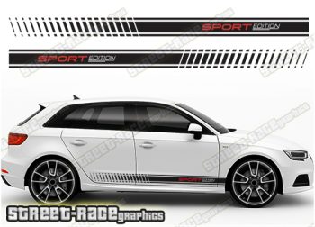 Audi A3 racing stripes 318
