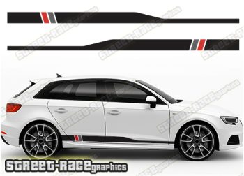 Audi A3 racing stripes 319