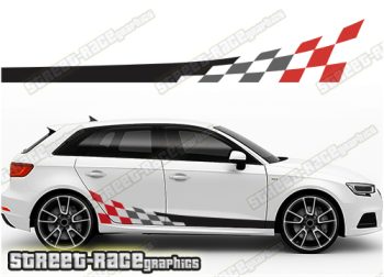Audi A3 racing stripes 320