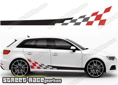 Audi A3 racing stripes 320