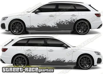 Audi A4 large graphics 104