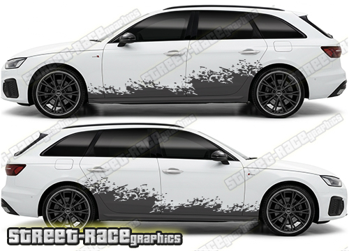 Audi A4 large graphics 104