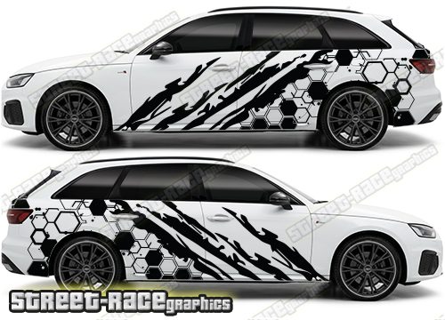 Audi A4 large graphics 112