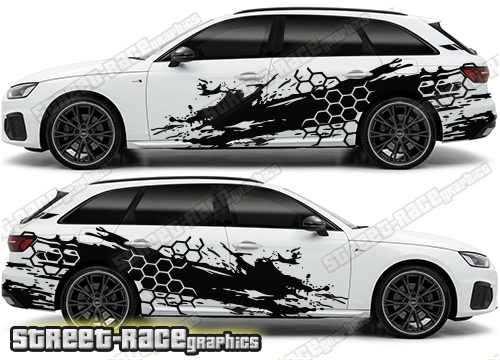Audi A4 large graphics 113