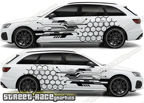 Audi A4 large graphics 114
