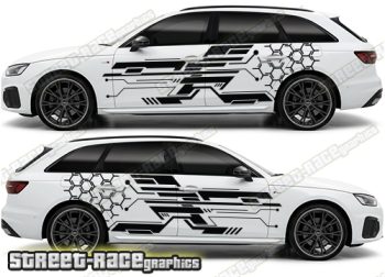 Audi A4 large graphics 115