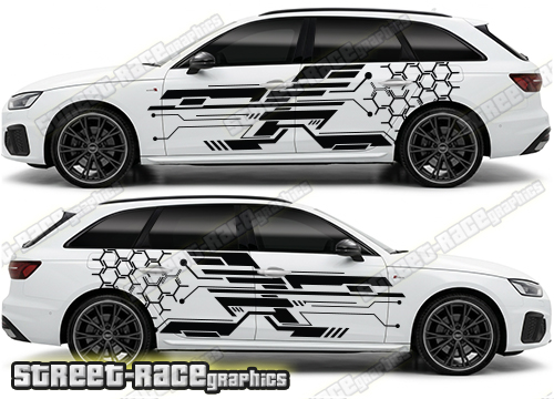 Audi A4 large graphics 115