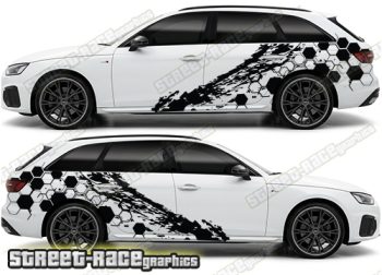 Audi A4 large graphics 116