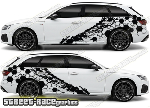 Audi A4 large graphics 116