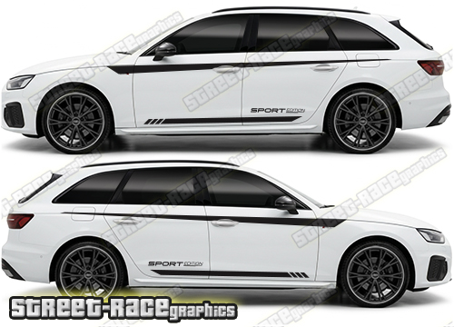 Audi A4 large graphics 121