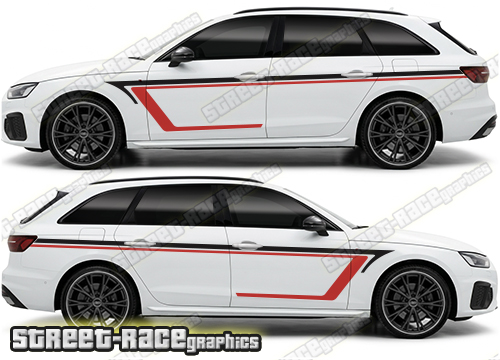 Audi A4 large graphics 202