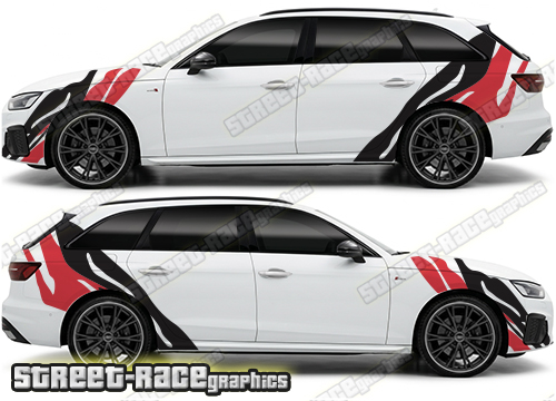 Audi A4 large graphics 206