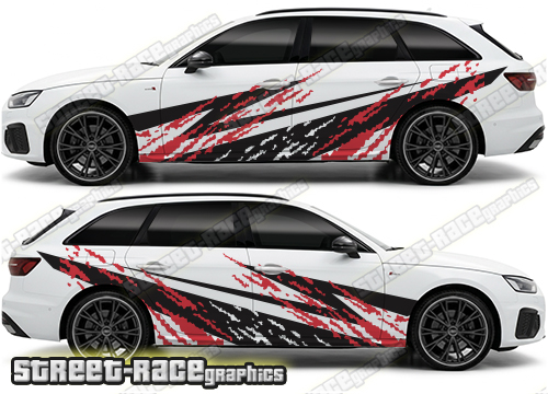 Audi A4 large graphics 207