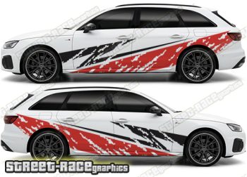 Audi A4 large graphics 208
