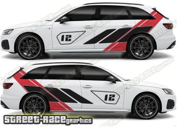 Audi A4 large graphics 210