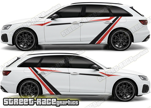 Audi A4 large graphics 215