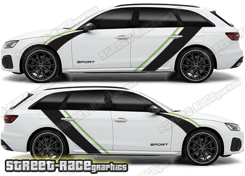 Audi A4 large graphics 217