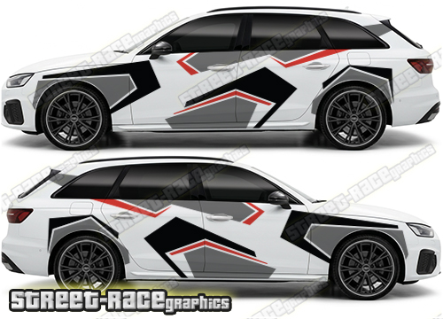 Audi A4 large graphics 307