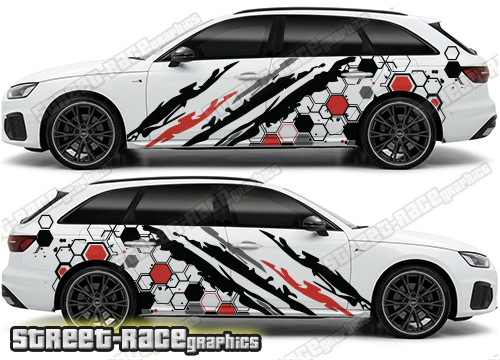 Audi A4 large graphics 308