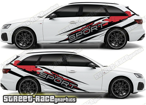 Audi A4 large graphics 311