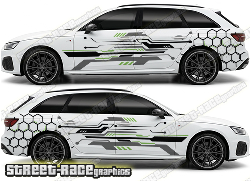 Audi A4 large graphics 312