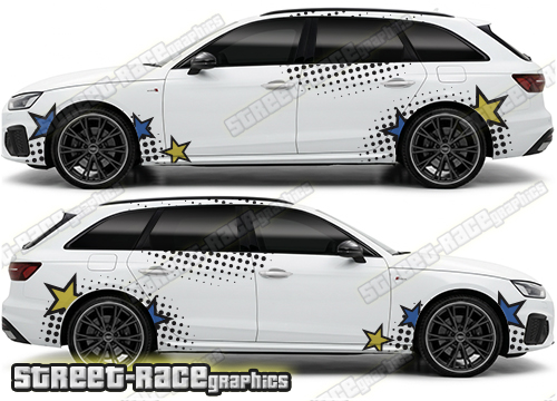 Audi A4 large graphics 313