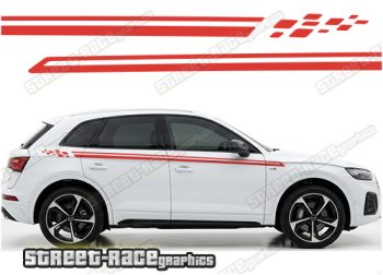 Audi Q5 042 racing stripes