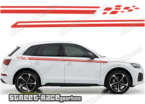 Audi Q5 042 racing stripes