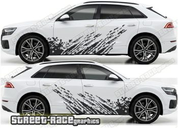 Audi Q8 002 - mud splatter graphics