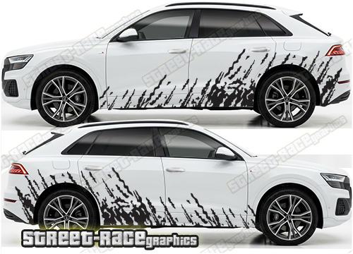 Audi Q8 003 - mud splatter graphics