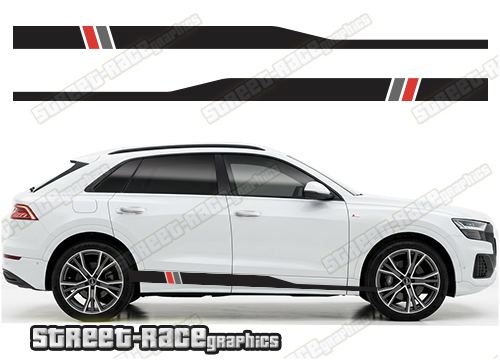 Audi Q8 046 - racing stripes