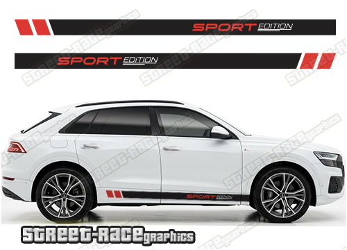 Audi Q8 049 - racing stripes