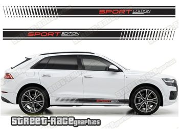 Audi Q8 051 - racing stripes