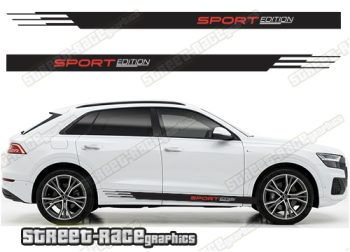 Audi Q8 055 - racing stripes