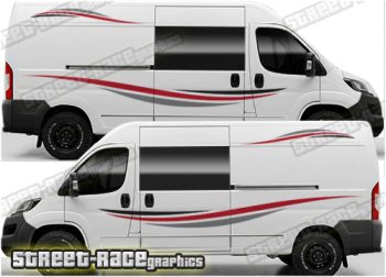 Camper van graphics 002 - Compatible with Ducato - Relay - Boxer