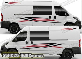 Camper van graphics 003 - Compatible with Ducato - Relay - Boxer