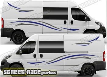 Camper van graphics 004 - Compatible with Ducato - Relay - Boxer