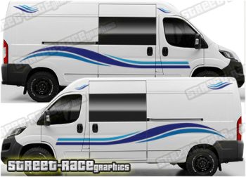 Camper van graphics 007 - Compatible with Ducato - Relay - Boxer